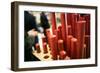 Church Candles in Spain-Felipe Rodriguez-Framed Photographic Print