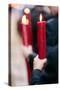 Church Candles in Spain-Felipe Rodriguez-Stretched Canvas