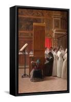 Church Choir-Gioacchino Toma-Framed Stretched Canvas