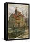 Church Cottage, Church Passage, St Mary's Churchyard, Islington-null-Framed Stretched Canvas