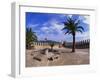 Church Courtyard, Arta, Mallorca, Spain-Hans Peter Merten-Framed Photographic Print