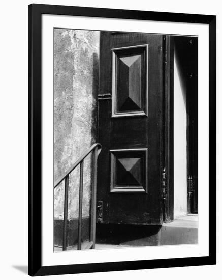 Church Door, Bowery, New York, 1946-Brett Weston-Framed Photographic Print