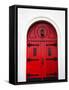 Church Door, Darien, Georgia, USA-Joanne Wells-Framed Stretched Canvas
