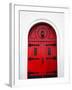 Church Door, Darien, Georgia, USA-Joanne Wells-Framed Premium Photographic Print