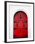 Church Door, Darien, Georgia, USA-Joanne Wells-Framed Premium Photographic Print