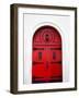 Church Door, Darien, Georgia, USA-Joanne Wells-Framed Photographic Print