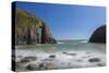 Church Doors Cove, Skrinkle Haven, Pembrokeshire Coast, Wales-Billy Stock-Stretched Canvas