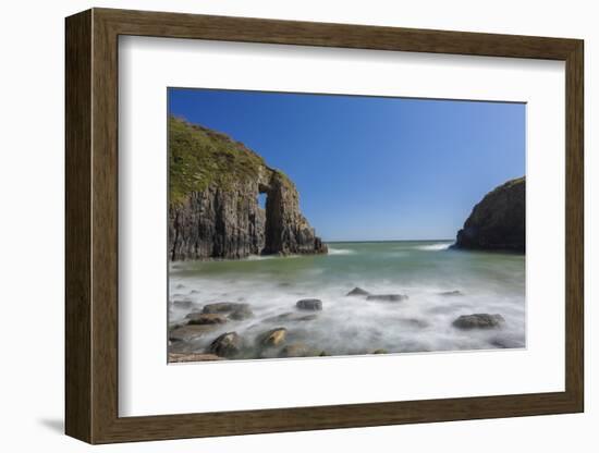 Church Doors Cove, Skrinkle Haven, Pembrokeshire Coast, Wales-Billy Stock-Framed Photographic Print