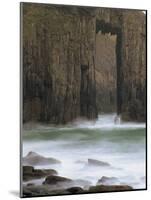 Church Doors Rock Formation in Skrinkle Haven Cove, Lydstep, Pembrokeshire, Wales, UK-Pearl Bucknall-Mounted Photographic Print