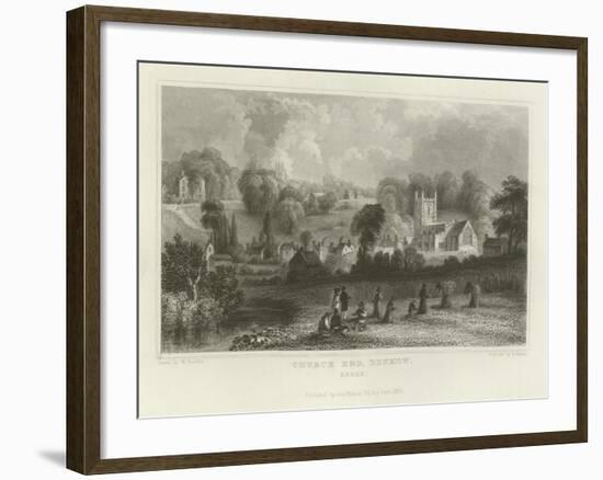 Church End, Dunmow, Essex-William Henry Bartlett-Framed Giclee Print