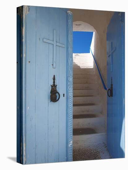 Church Entrance, Chania, Crete, Greek Islands, Greece, Europe-Sakis Papadopoulos-Stretched Canvas