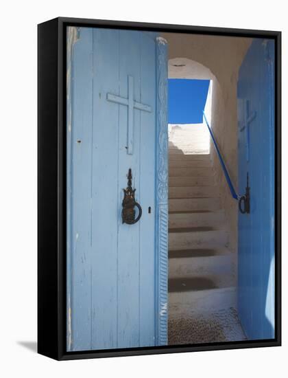 Church Entrance, Chania, Crete, Greek Islands, Greece, Europe-Sakis Papadopoulos-Framed Stretched Canvas