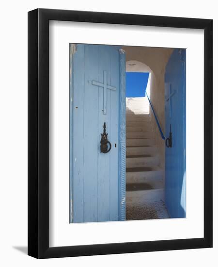Church Entrance, Chania, Crete, Greek Islands, Greece, Europe-Sakis Papadopoulos-Framed Premium Photographic Print