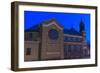 Church Facade at Night in Saint Paul-jrferrermn-Framed Photographic Print