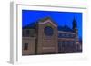 Church Facade at Night in Saint Paul-jrferrermn-Framed Photographic Print