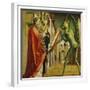 Church Father Altar. Right Outer Wing: St. Augustin and Satan-Michael Pacher-Framed Giclee Print