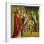 Church Father Altar. Right Outer Wing: St. Augustin and Satan-Michael Pacher-Framed Giclee Print