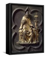 Church Father, Bronze Panel-Lorenzo Ghiberti-Framed Stretched Canvas