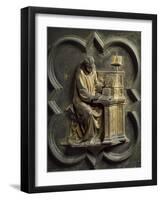 Church Father, Bronze Panel-Lorenzo Ghiberti-Framed Giclee Print