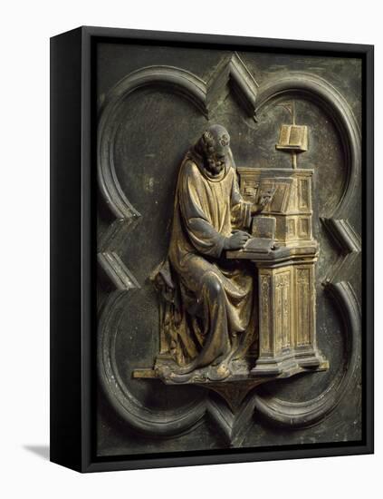 Church Father, Bronze Panel-Lorenzo Ghiberti-Framed Stretched Canvas