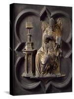 Church Father, Panel-Lorenzo Ghiberti-Stretched Canvas