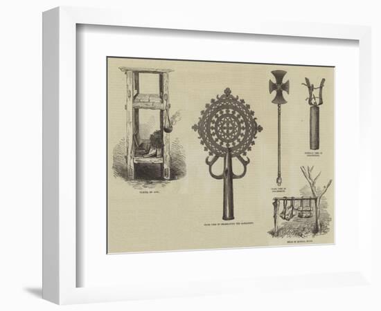 Church Furniture of Abyssinia-null-Framed Giclee Print