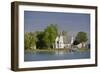 Church, Great Lakes of Lake Huron and Lake Erie, St. Claire River, Michigan, USA-Cindy Miller Hopkins-Framed Photographic Print