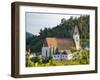 Church Heiliger Mauritius (Saint Maurice). Historic village Spitz located in wine-growing area-Martin Zwick-Framed Photographic Print