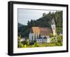 Church Heiliger Mauritius (Saint Maurice). Historic village Spitz located in wine-growing area-Martin Zwick-Framed Photographic Print