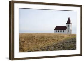 Church Hellnakirkja, Hellnar, Snaefellsnes, West Iceland-Julia Wellner-Framed Photographic Print