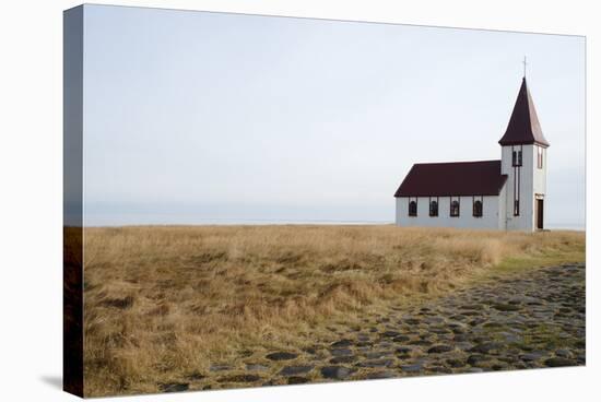 Church Hellnakirkja, Hellnar, Snaefellsnes, West Iceland-Julia Wellner-Stretched Canvas