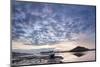 Church Hill and the Aln Estuary During a Stunning Winter Sunrise from the Beach at Low Tide-Lee Frost-Mounted Photographic Print