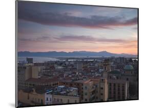 Church in a City, Chiesa Di Sant'Anna, Stampace, Cagliari, Sardinia, Italy-null-Mounted Photographic Print