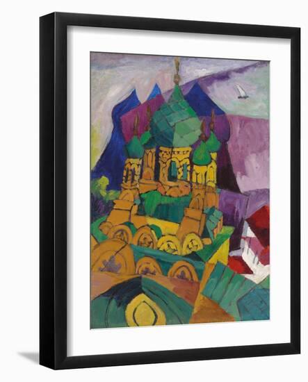 Church in Alupka, 1916-Aristarkh Vasilievic Lentulov-Framed Giclee Print