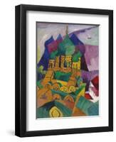 Church in Alupka, 1916-Aristarkh Vasilievic Lentulov-Framed Premium Giclee Print