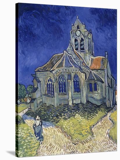 Church in Auvers-Sur-Oise, View from the Chevet. 1890-Vincent van Gogh-Stretched Canvas