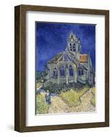 Church in Auvers-Sur-Oise, View from the Chevet. 1890-Vincent van Gogh-Framed Art Print