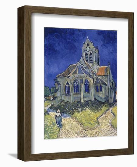 Church in Auvers-Sur-Oise, View from the Chevet. 1890-Vincent van Gogh-Framed Art Print