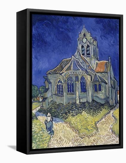 Church in Auvers-Sur-Oise, View from the Chevet. 1890-Vincent van Gogh-Framed Stretched Canvas