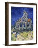 Church in Auvers-Sur-Oise, View from the Chevet. 1890-Vincent van Gogh-Framed Art Print