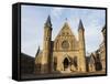 Church in Binnenhof Courtyard, Den Haag (The Hague), Netherlands, Europe-Christian Kober-Framed Stretched Canvas