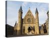 Church in Binnenhof Courtyard, Den Haag (The Hague), Netherlands, Europe-Christian Kober-Stretched Canvas