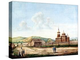 Church in Chita, 1829-1839-Nikolai Alexandrovich Bestuzhev-Stretched Canvas
