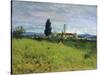 Church in Country-Silvestro Lega-Stretched Canvas