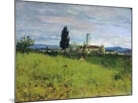 Church in Country-Silvestro Lega-Mounted Giclee Print