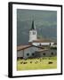 Church in Countryside Near Saint Jean Pied De Port, Basque Country, Aquitaine, France-Robert Harding-Framed Photographic Print