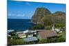 Church in Front of the Kahakuloa Head, Western Maui, Hawaii, United States of America, Pacific-Michael Runkel-Mounted Photographic Print