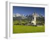 Church in Going, Wilder Kaiser (Wild Kaisr Mountain), Tyrol, Austria-Rainer Mirau-Framed Photographic Print