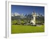 Church in Going, Wilder Kaiser (Wild Kaisr Mountain), Tyrol, Austria-Rainer Mirau-Framed Photographic Print