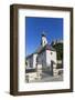 Church in Kolfuschg, Sas Ciampac Behind, Dolomites, South Tyrol, Italy, Europe-Gerhard Wild-Framed Photographic Print